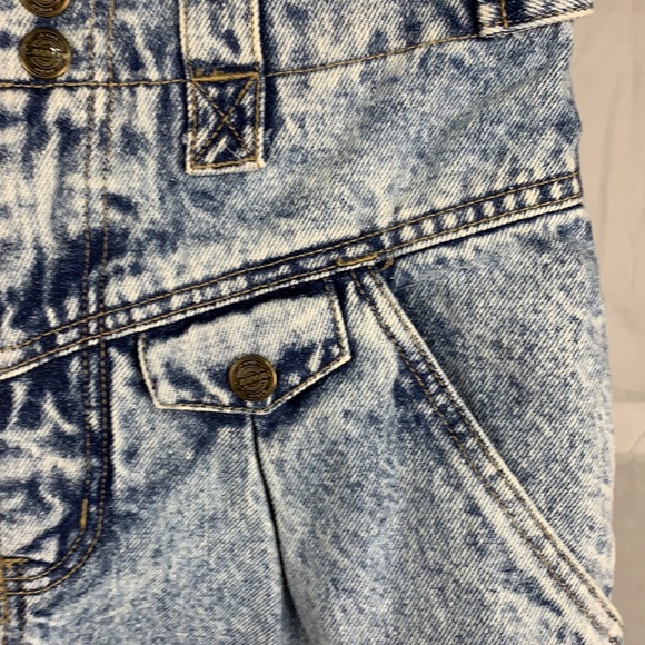 Lawman 80’s Acid Wash High Waisted Tapered Relaxed Fit Mom Jeans Vintage - Picture 5 of 10